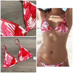 LA Hearts ‘Pretty In Pink’ Fixed Tri. bikini Top